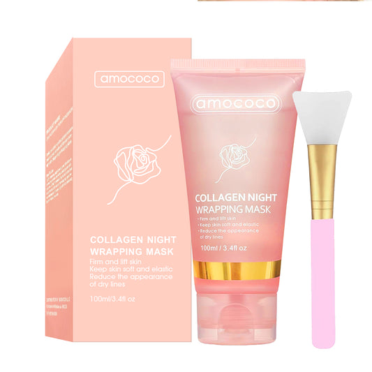 Amococo Collagen Night Wrapping Mask — Firm, Hydrate & Renew While You Sleep